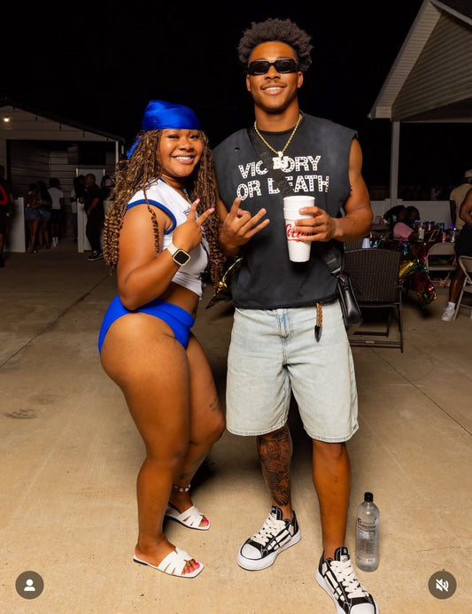 Victory or Death Cutoff Tee Black