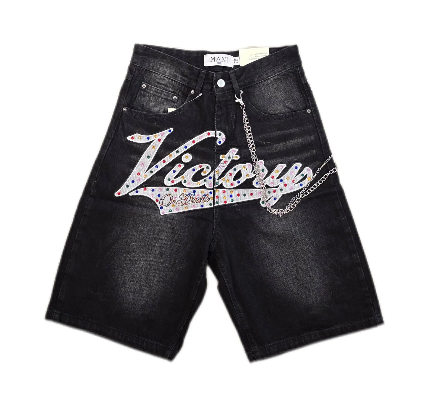 VOD Denim Shorts Black