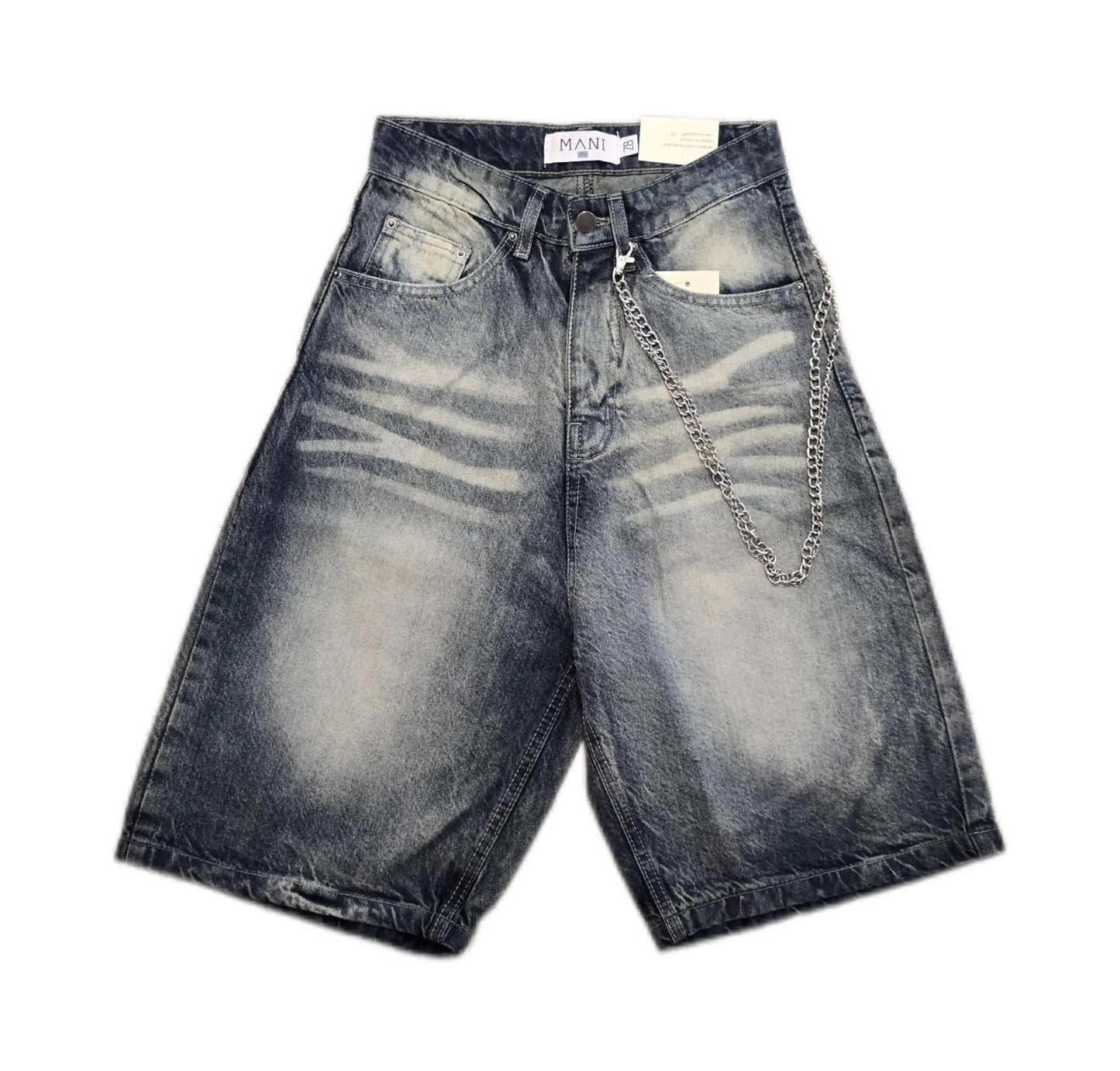 Cave Stone Denim Shorts