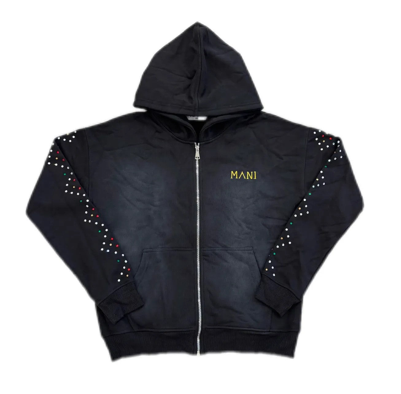 Multi-Stone Zip-Up