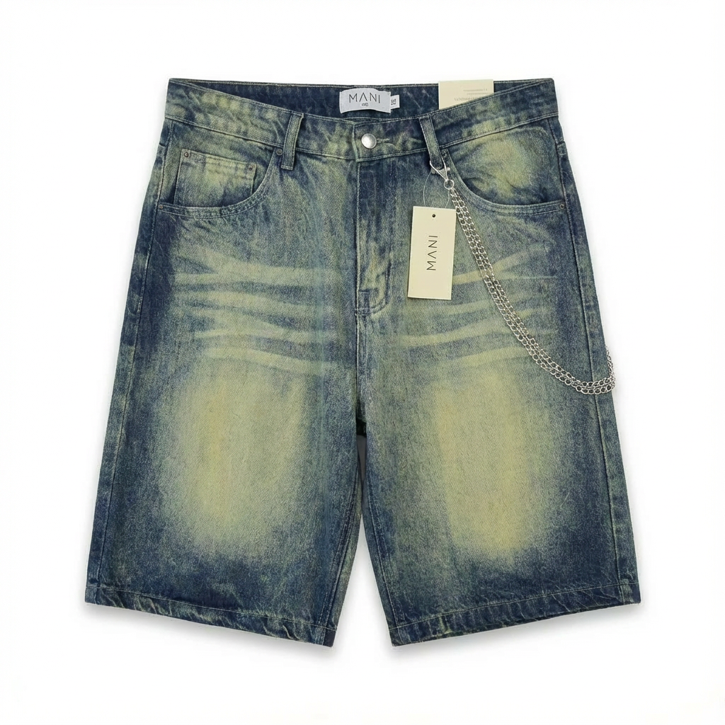 Denim Shorts Cave Stone