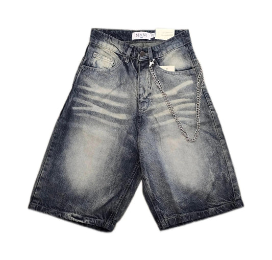 Cave Stone Denim Shorts