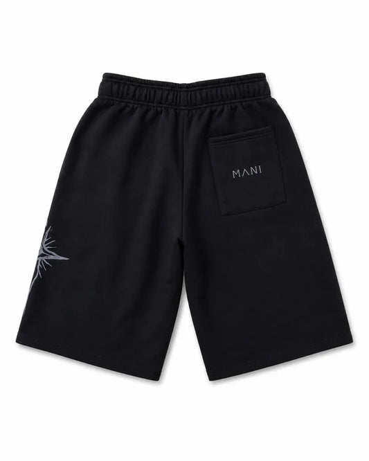 Vertical Logo Long Shorts Black