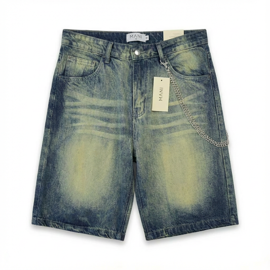 Denim Shorts Cave Stone